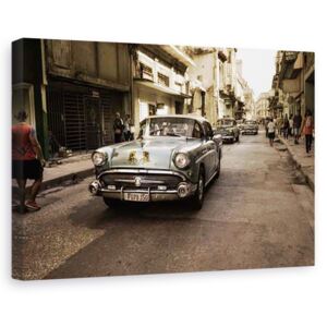 Tablou canvas - Veche strada havaneza, Cuba, Havana, Vintage