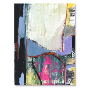 Tablou Canvas - Plimbare II, Abstract, Mov, Roz, Gri