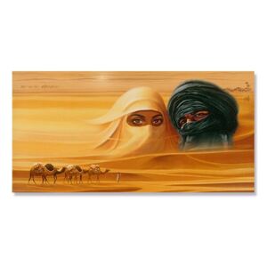 Tablou Canvas - Peisaj, Desert, Soare, Arabi, Camila