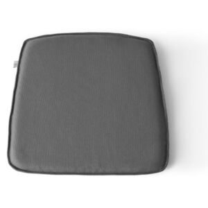 Perna gri inchis dreptunghiulara pentru sezut din textil si spuma 39x42 cm String Outdoor Cushion Menu