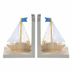 Set suporturi lemn carti Boat cm 11,5x8x15 H