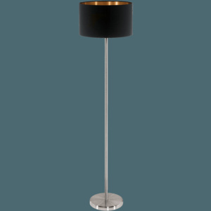 Lampadar/Lampă de podea Eglo PASTERI 60W, negru-cupru