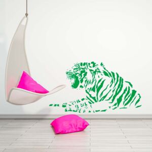 Tiger - autocolant de perete Verde deschis 50 x 90 cm