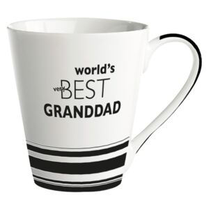 Cană porțelan KJ Collection World’s best granddad, 300 ml