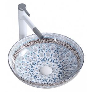 Lavoar Arte motive florale ceramica sanitara – 40 cm
