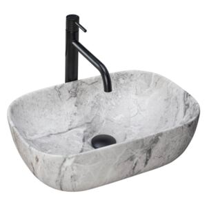 Lavoar Livia Stone Marmura ceramica sanitara – 46,5 cm