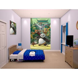 Walltastic Kung Fu Panda - fototapet pe perete 152 x 243 cm (lățime x înălțime)
