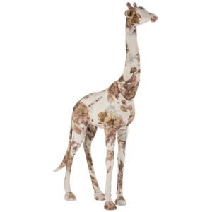 Decoratiune din bumbac/in/poliester Giraffe 204 cm roz