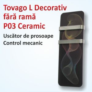 Plasma Termica incalzire infrarosu – Uscator prosoape – Tovago L fara rama 550W – Decorativ P03 – Mecanic