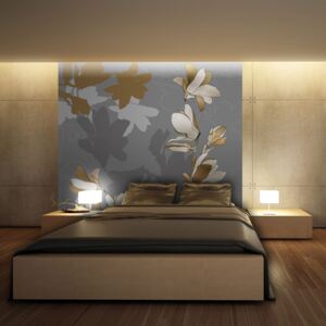 Fototapet - Dancing shadows of magnolias 350x270 cm