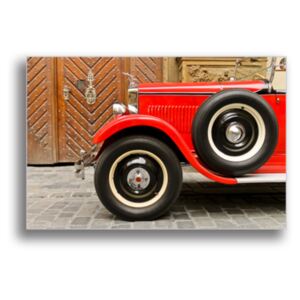 Tablou red vintage car, Printly