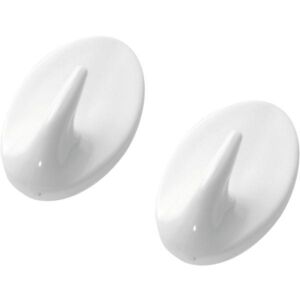 Cârlig autoadeziv din plastic Westmark 2 bucăți, alb