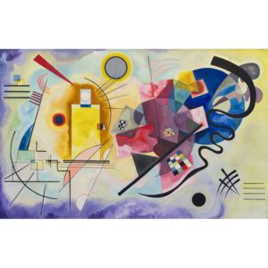 Vasili Kandinski - Yellow, Red, Blue - Tablou Canvas reproducere