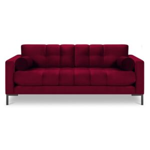 Canapea cu țesătură de catifea Cosmopolitan Design Bali, roșu