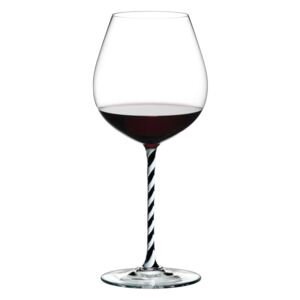 Pahar pentru vin, din cristal Fatto A Mano Old World Pinot Noir Negru / Alb, 705 ml, Riedel