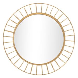 Oglindă de perete Mauro Ferretti Glam Ring, ø 81 cm, auriu