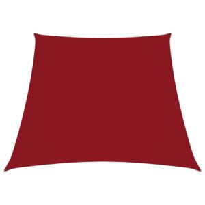 Parasolar, roșu, 4/5x3 m, țesătură oxford, trapez