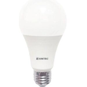 Bec LED Comtec E27 15W 1350 lumeni, glob mat A65, lumina rece