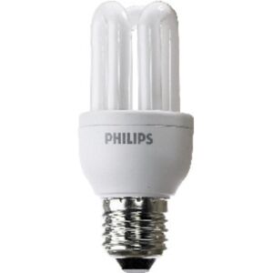 Bec economic Philips Genie E27 14W 820 lumeni, forma baton, lumina calda