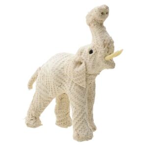 Narcis Decoratiune elefant, Textil, Alb
