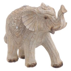 Chiron Decoratiune elefant, Polirasina, Bej