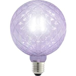 Bec decorativ LED Flair E27 1W, glob G125 imitatie cristale lila, durata viata 15.000 h
