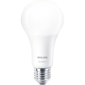 Bec LED Philips SceneSwitch E27 14W max. 1521 lumeni, glob mat A67, 2 nuante de lumina