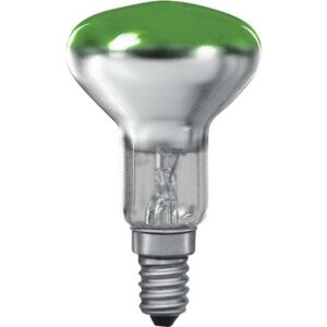 Bec verde incandescent Paulmann E14 25W, reflector R50, durata viata 1.000 h
