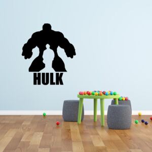 GLIX Avengers Hulk - autocolant de perete Negru 30x20 cm