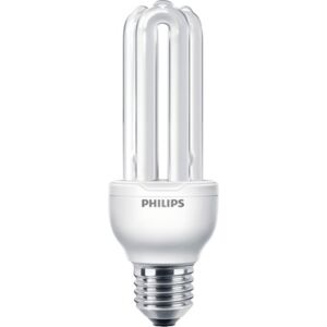 Bec economic Philips Economy E27 18W 1100 lumeni, forma baton, lumina rece