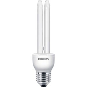 Bec economic Philips Economy E27 14W 856 lumeni, forma baton, lumina calda