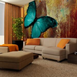 Fototapet Bimago - Painted butterfly + Adeziv gratuit 400x270