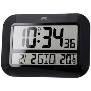 Ceas de perete digital OM 3540 D, 46cm, temperatura, calendar, negru, Trevi