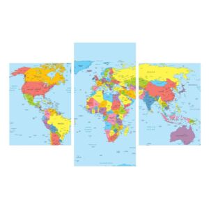 Tablou cu harta lumii (K012201K90603PCS)