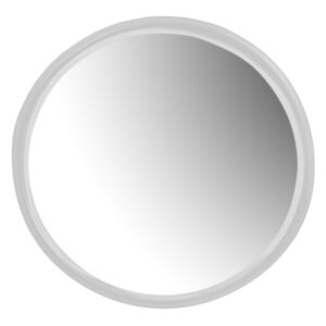 Oglinda rotunda alba din metal 85 cm Woody White Zago