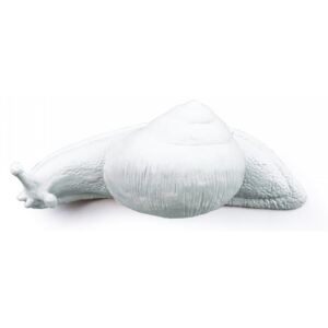 Cuier melc alb 7x8,3x16 cm Snail Slow Seletti