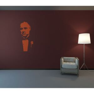 Godfather - autocolant de perete Portocaliu 30 x 70 cm