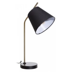 Lampa birou neagra/aurie din fier 56 cm Fabia Ixia
