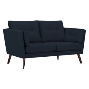 Canapea cu 2 locuri Mazzini Sofas Cotton, albastru închis