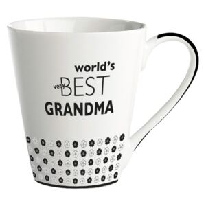 Cană porțelan KJ Collection World’s best grandma, 300 ml