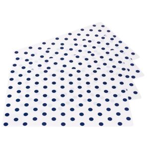 Suport farfurie Altom Navy Dots, 28 x 43 cm, set 4 buc