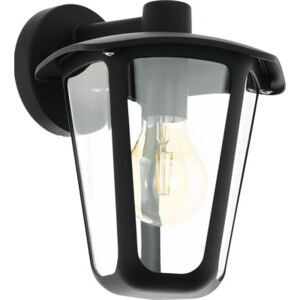 Aplica felinar in jos Monreale E27 max. 1x60W, pentru exterior IP44, negru