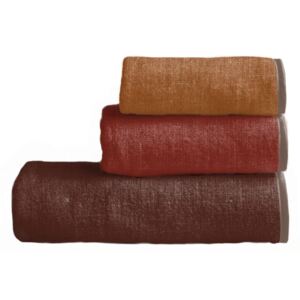 Set 3 prosoape Linen Couture Toalla Red Gradient