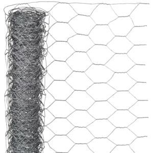 Nature Plasă din sârmă, 1 x 10 m, oțel galvanizat, 40 mm, hexagonal 6050223