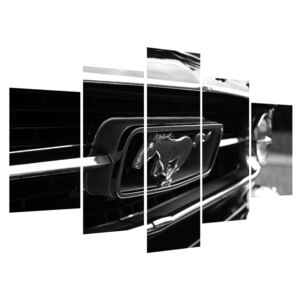 Tablou detailat cu mașina Mustang (Modern tablou, K010943K150105)