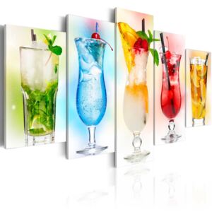 Tablou - Rainbow drinks 200x100 cm
