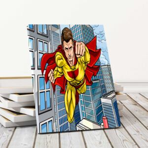 Tablou Canvas Copii - Superman 1 - 30x50cm (80,00 Lei)