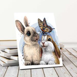 Tablou Canvas Copii - Bunny 1 - 30x50cm (80,00 Lei)