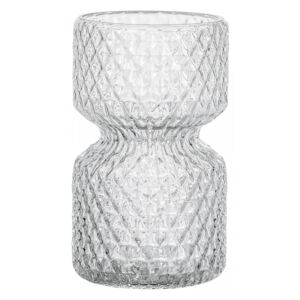 Vaza transparenta din sticla 12 cm Clepsidre Bloomingville