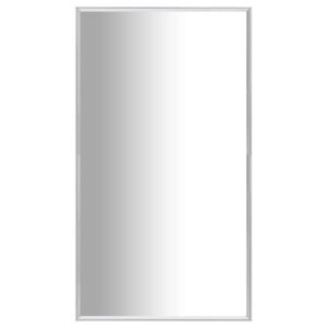 Oglindă, argintiu, 80x60 cm